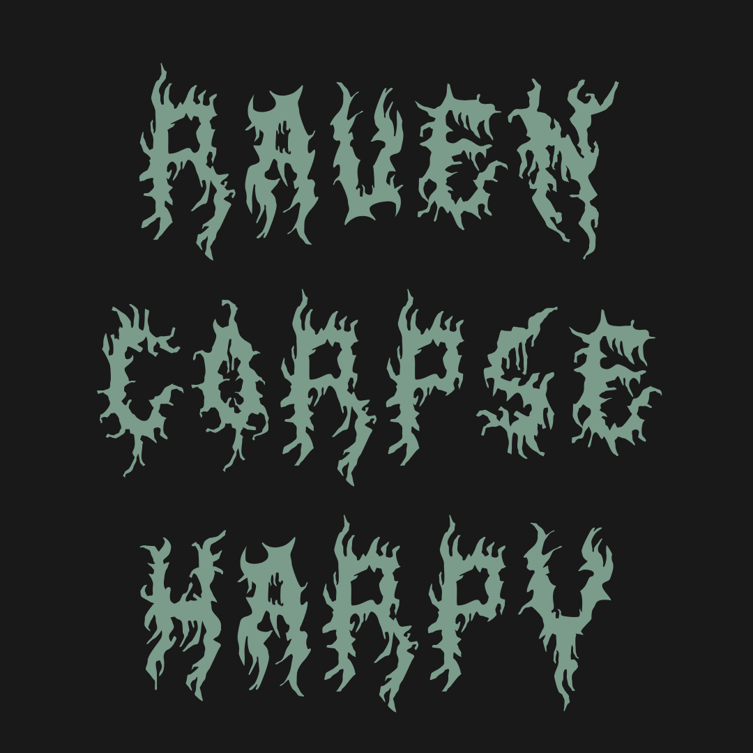 raven corpse harpy